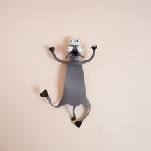 Load image into Gallery viewer, 3D Stereo Cartoon Marker Animal Bookmarks Original Cute Cat PVC Material Funny Student School Stationery Children Gift Bookmark
