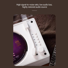 Load image into Gallery viewer, Vintage Leather CD Player Two-way Bluetooth 5.0 Built-in Speaker Portable Rechargeable CD Music Player USB Lossless Player
