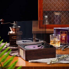 Load image into Gallery viewer, Vintage Leather CD Player Two-way Bluetooth 5.0 Built-in Speaker Portable Rechargeable CD Music Player USB Lossless Player

