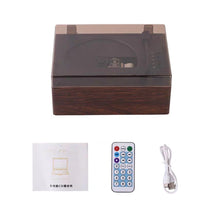 Load image into Gallery viewer, Vintage Leather CD Player Two-way Bluetooth 5.0 Built-in Speaker Portable Rechargeable CD Music Player USB Lossless Player
