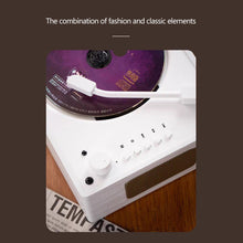 Load image into Gallery viewer, Vintage Leather CD Player Two-way Bluetooth 5.0 Built-in Speaker Portable Rechargeable CD Music Player USB Lossless Player
