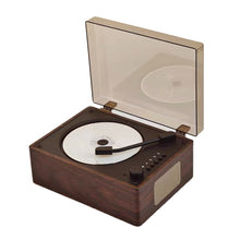Load image into Gallery viewer, Vintage Leather CD Player Two-way Bluetooth 5.0 Built-in Speaker Portable Rechargeable CD Music Player USB Lossless Player
