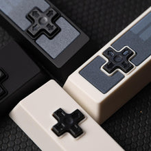 Load image into Gallery viewer, Retro Gamepad Keycap 6.25u Spacebar Artisan Keycap ABS Material For MX switches for Gaming Mechanical keyboard Black White
