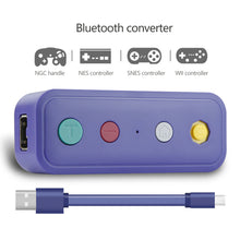 Load image into Gallery viewer, Wireless Bluetooth-compati Adapter Converter with USB Cable Fit for Nintend Switch for Game Cube/Classic Edition for Wii Classic
