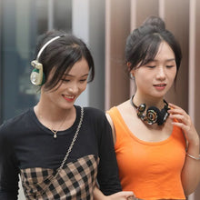 Load image into Gallery viewer, Retro Headphones Wireless Bluetooth Headphones ON-Ear Headphones HIFI Wireless Foldable Noise Canceling Headphone
