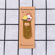 Load image into Gallery viewer, Cute Cat Bookmarks Metal Book Clips Kawaii Kittens Paper Page Holder Japanese Stationery Reading Tools School Office Supplies
