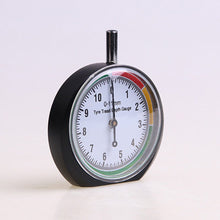 Load image into Gallery viewer, Car Tire Tread Depth Gauge 1/11mm &amp; 1/32" Scale Needle Pointer Mechanical Gauge Metal Automotive Maintenance &amp; Safety Tool
