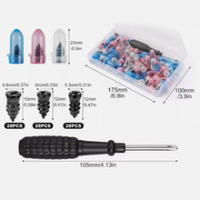 Load image into Gallery viewer, 84Pcs No Trace Vacuum Motorcycle Car Rubber Nails Fast Tool Tyre Repair Tubeless Tyre Useful Accessories with Screwdriver
