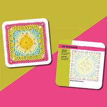 Load image into Gallery viewer, 50 Mix Match Crochet Pattern Cards DIY Knitted Kit For Beginners Reusable Weaving Guide Flower Blanket Stitches Craft Lover Gift
