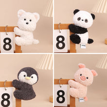 Load image into Gallery viewer, 11CM Kawaii Cartoon Animal Plush Doll Clip Dog Monkey Cat Panda Elephant Penguin Bear Pig Sheep Soft Pinch Screen Decoration Kids Gifts
