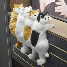 Load image into Gallery viewer, Simulation Mini Cat Cute Plush Cats Children Birthday Gifts Creative Imitation Cat Ornaments Home Decoration Supplies
