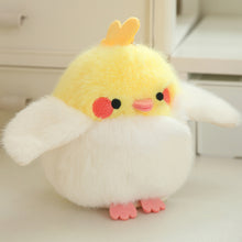 Load image into Gallery viewer, Cartoon Birds Plush Pendant Keychain Simulation Parrot Penguin Bird Nest Kawaii Backpack Standing Shoulder Pet Cute Girl Kids Gifts
