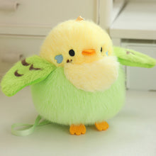 Load image into Gallery viewer, Cartoon Birds Plush Pendant Keychain Simulation Parrot Penguin Bird Nest Kawaii Backpack Standing Shoulder Pet Cute Girl Kids Gifts
