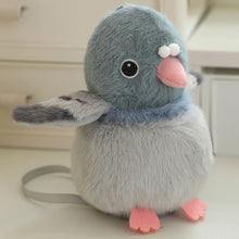 Load image into Gallery viewer, Cartoon Birds Plush Pendant Keychain Simulation Parrot Penguin Bird Nest Kawaii Backpack Standing Shoulder Pet Cute Girl Kids Gifts
