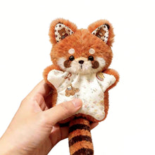 Load image into Gallery viewer, Cartoon Bean Bag Doll Fluffy Soft Decompression Cute Raccoon Plush Toy DIY Material Kit Soothing Towel Pendant Couple Friends Gift

