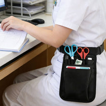 Load image into Gallery viewer, Nurse Pharmacist Hairstylist Technician Tool Storage Waist Bag Professional Nylon Fabric Easy Access Adjustable Safe Work Fanny Pack
