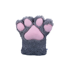 Load image into Gallery viewer, 1Pc Kawaii Cartoon Cat Bear Claw Paw Plush Gloves Women Winter Warm Finger Mittens Lolita Cosplay Costume Gloves
