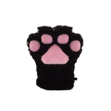 Load image into Gallery viewer, 1Pc Kawaii Cartoon Cat Bear Claw Paw Plush Gloves Women Winter Warm Finger Mittens Lolita Cosplay Costume Gloves

