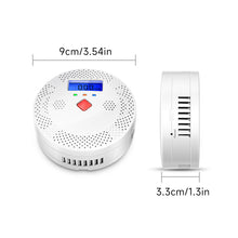Load image into Gallery viewer, Tuya WiFi Smart Carbon Monoxide Detector CO Monitor 85dB Sound Warning LCD Digital Display Safe Sensor Home Indoor Real-Time Security Protection Alarm
