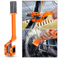 Load image into Gallery viewer, Multifunction Motorcycle Bicycle Chain Clean Brush Double Head Chain Cleaning Brush Chain Gear Cleaning Tool
