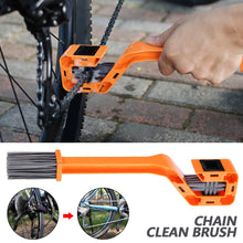 Load image into Gallery viewer, Multifunction Motorcycle Bicycle Chain Clean Brush Double Head Chain Cleaning Brush Chain Gear Cleaning Tool
