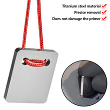 Load image into Gallery viewer, Tungsten Steel Car Repair Scraper Denibbing Blade Car Polishing Point Repair Super Hard Surface Remove Sagging Stains Spray Paint Shark Blade
