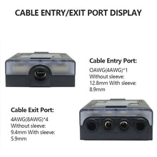 Load image into Gallery viewer, Waterproof Car Audio Power Fuse Holder Box with Fuse Capsule Rubber Cover Fuse Distribution Block for Car Audio Stereo Amplifier
