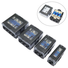 Load image into Gallery viewer, Waterproof Car Audio Power Fuse Holder Box with Fuse Capsule Rubber Cover Fuse Distribution Block for Car Audio Stereo Amplifier
