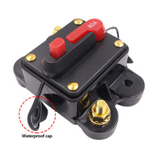 Load image into Gallery viewer, 12V-48V DC Car Fuse Circuit Breaker Auto Reset Car Boat Resettable Fuse 40A 50A 60A 80A 100A 150A 200A 250A 300A for Audio System
