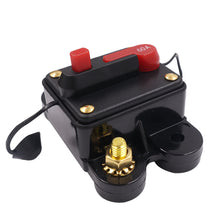 Load image into Gallery viewer, 12V-48V DC Car Fuse Circuit Breaker Auto Reset Car Boat Resettable Fuse 40A 50A 60A 80A 100A 150A 200A 250A 300A for Audio System
