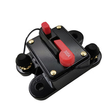 Load image into Gallery viewer, 12V-48V DC Car Fuse Circuit Breaker Auto Reset Car Boat Resettable Fuse 40A 50A 60A 80A 100A 150A 200A 250A 300A for Audio System
