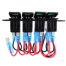 Load image into Gallery viewer, Marine 2/3/4/5/6/ 8 Group Rocker Switch Panel 5-pin for 12V/24V Cars ATV Trailers With Red Green Indicator Light
