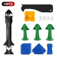 Load image into Gallery viewer, 5 In 1 Silicone Car Window Kitchens Bathrooms Remover Sealant Smooth Scraper Caulk Finisher Grout Kit Tools Floor Mould Removal Hand Tools Set Accessories
