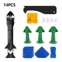 Load image into Gallery viewer, 5 In 1 Silicone Car Window Kitchens Bathrooms Remover Sealant Smooth Scraper Caulk Finisher Grout Kit Tools Floor Mould Removal Hand Tools Set Accessories
