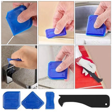 Load image into Gallery viewer, 5 In 1 Silicone Car Window Kitchens Bathrooms Remover Sealant Smooth Scraper Caulk Finisher Grout Kit Tools Floor Mould Removal Hand Tools Set Accessories
