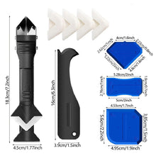 Load image into Gallery viewer, 5Pcs 5-in-1 Caulking Tool Sealant Finishing Tool Caulk Remover &amp; Glass Glue Angle Scraper Silicone for Car Bathrooms Kitchens
