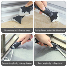 Load image into Gallery viewer, 5Pcs 5-in-1 Caulking Tool Sealant Finishing Tool Caulk Remover &amp; Glass Glue Angle Scraper Silicone for Car Bathrooms Kitchens
