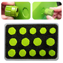 Load image into Gallery viewer, Green Car Radar Sensor Cutting Tool Set Kit Vinyl Wrap Film Reserving Parking Sensor Cutter Circle Cut Out Templat
