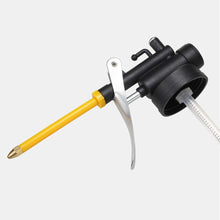Load image into Gallery viewer, Transparent High Pressure Oil Bottle with Copper Tip Nozzle Drop Resistant Oil Filler Gun Plastic Hose Precision Lubrication Tool
