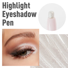 Load image into Gallery viewer, Glitter Eye Shadow Stick Highlighter Shimmery Eye Makeup Stick Long-lasting Pearl Shimmer Eye Makeup Silkworm Pen Liner Face Cosmetics
