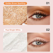 Load image into Gallery viewer, Glitter Eye Shadow Stick Highlighter Shimmery Eye Makeup Stick Long-lasting Pearl Shimmer Eye Makeup Silkworm Pen Liner Face Cosmetics
