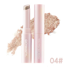 Load image into Gallery viewer, Glitter Eye Shadow Stick Highlighter Shimmery Eye Makeup Stick Long-lasting Pearl Shimmer Eye Makeup Silkworm Pen Liner Face Cosmetics
