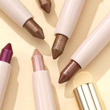 Load image into Gallery viewer, Glitter Eye Shadow Stick Highlighter Shimmery Eye Makeup Stick Long-lasting Pearl Shimmer Eye Makeup Silkworm Pen Liner Face Cosmetics

