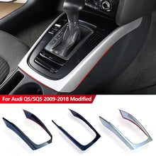 Load image into Gallery viewer, Car Interior Center Console Gear Shift Frame Decoration Cover Trim Accessories For Audi Q5/SQ5 2009-2018 Modified
