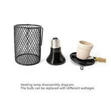 Load image into Gallery viewer, Ceramic Insulated Lampshade Pet Heating Lamp Shell Cover Heat-Resistant Lampshade Reptile Lizard Heat Up Lampshade
