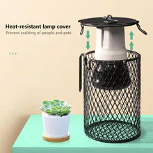 Load image into Gallery viewer, Ceramic Insulated Lampshade Pet Heating Lamp Shell Cover Heat-Resistant Lampshade Reptile Lizard Heat Up Lampshade
