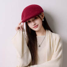 Load image into Gallery viewer, Fashionable Beret Warm Wool Hat Retro Lady Painter's Hat Winter Women Accessories Female Gift
