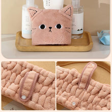 Load image into Gallery viewer, Cute Cat Hair Band Coral Fleece HairBand Headgear Wash Face Make Up Turbans Headband Bandage Girls Accessories
