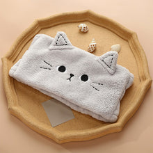 Load image into Gallery viewer, Cute Cat Hair Band Coral Fleece HairBand Headgear Wash Face Make Up Turbans Headband Bandage Girls Accessories
