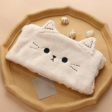 Load image into Gallery viewer, Cute Cat Hair Band Coral Fleece HairBand Headgear Wash Face Make Up Turbans Headband Bandage Girls Accessories
